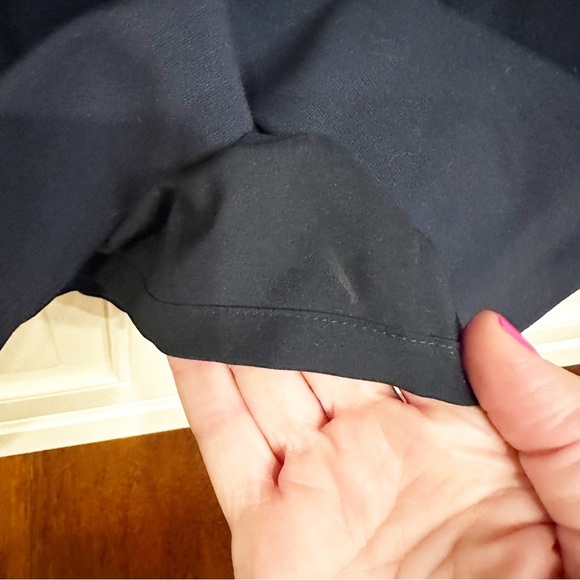 Classiques Entier Women’s Navy Blue Classic Office Knee Length Ponte Lined Dress - Picture 5 of 10